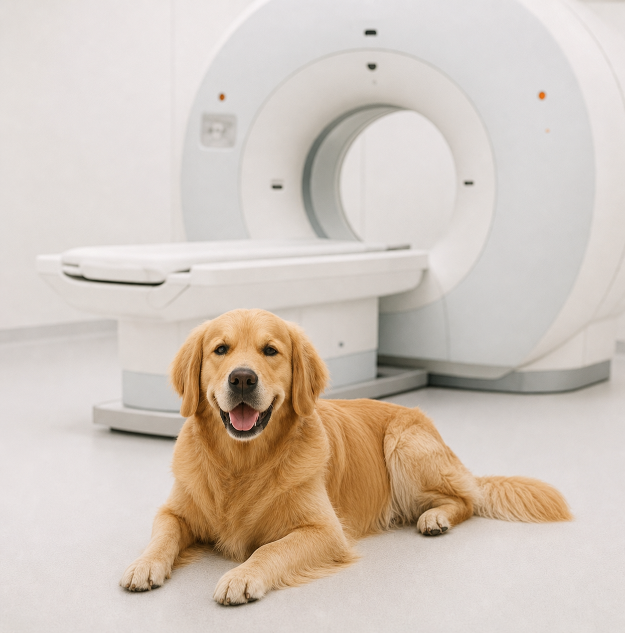 MRI and Dog on Trail